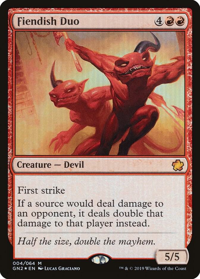 Fiendish Duo 4 (Magic Game Night 2019)  - Foil | Good Games Adelaide SA