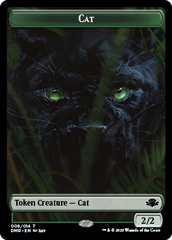 Zombie // Cat (008) Double-Sided Token [Dominaria Remastered Tokens] | Good Games Adelaide SA