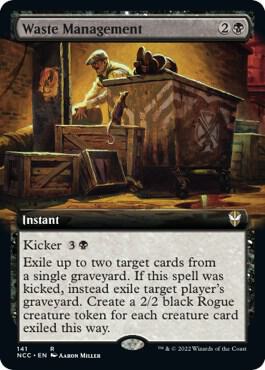 Waste Management Extended Art 141 (Commander: Streets of New Capenna)  | Good Games Adelaide SA