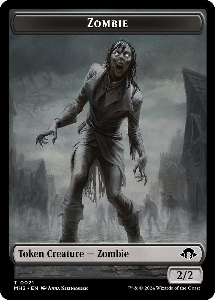 Zombie Plant Double Sided Token 21 // 26 (Modern Horizons 3)  | Good Games Adelaide SA