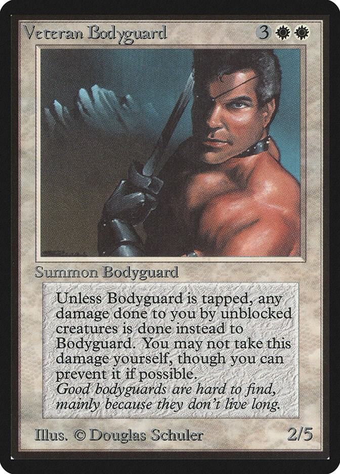 Veteran Bodyguard 42/302 (Beta Edition)  | Good Games Adelaide SA