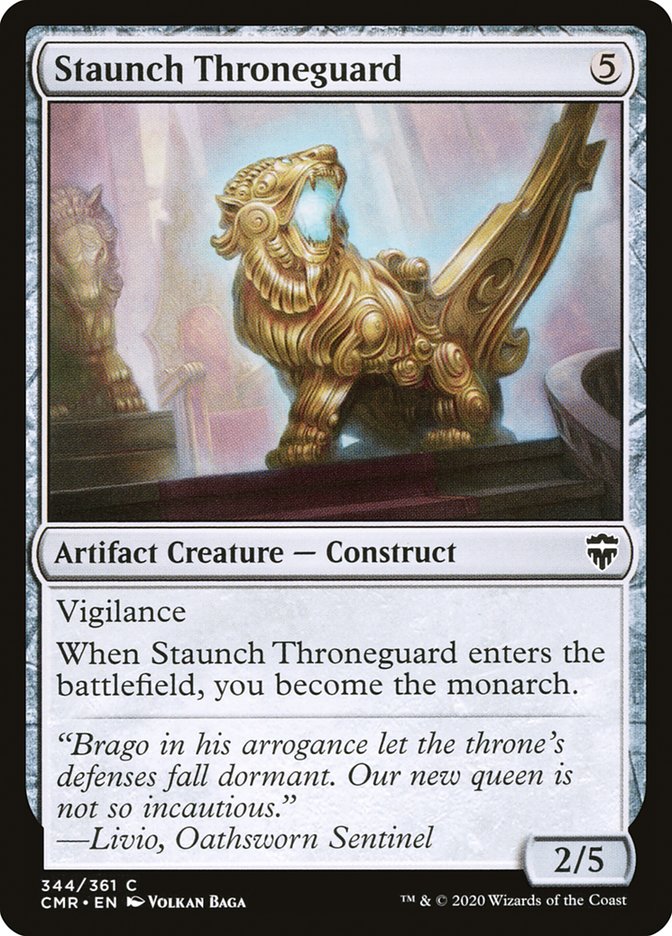 Staunch Throneguard [Commander Legends] | Good Games Adelaide SA