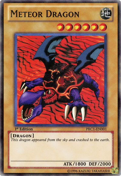 Meteor Dragon [PRC1-EN001] Super Rare | Good Games Adelaide SA