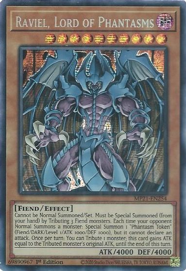 Raviel, Lord of Phantasms [MP21-EN254] Prismatic Secret Rare | Good Games Adelaide SA