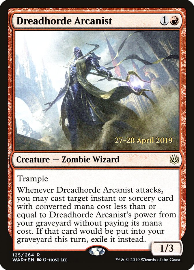 Dreadhorde Arcanist  [War of the Spark Prerelease Promos] | Good Games Adelaide SA