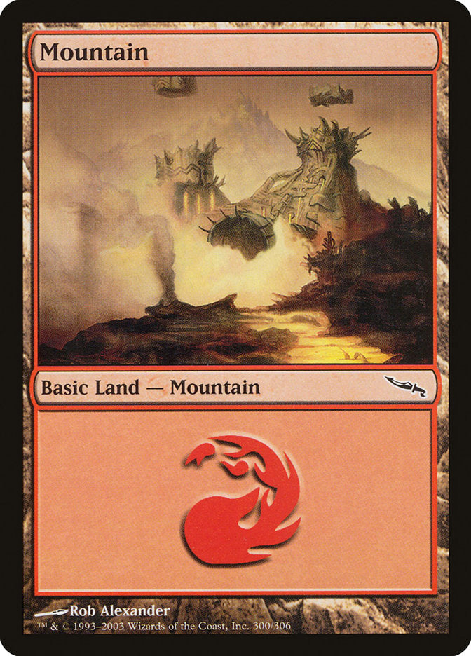 Mountain (300) [Mirrodin] | Good Games Adelaide SA