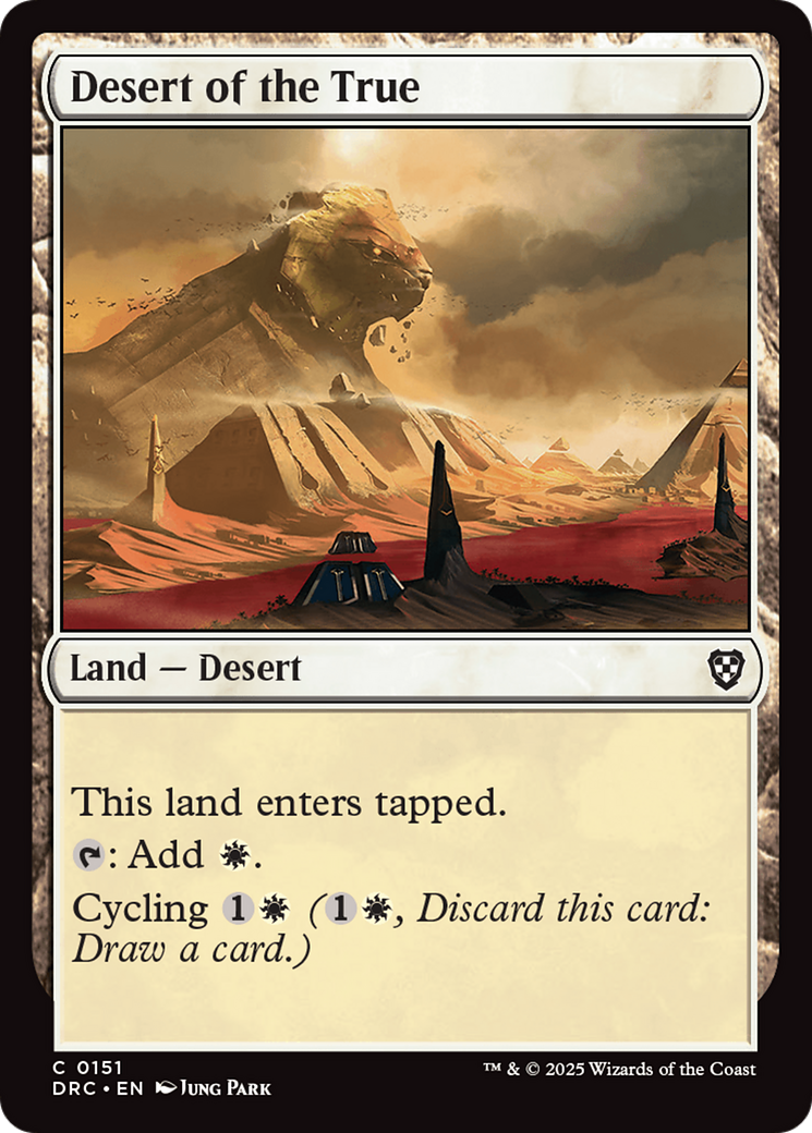 Desert of the True [Aetherdrift Commander] | Good Games Adelaide SA