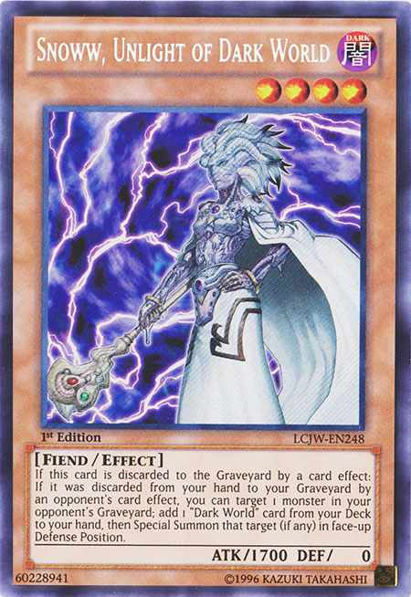 Snoww, Unlight of Dark World [LCJW-EN248] Secret Rare | Good Games Adelaide SA