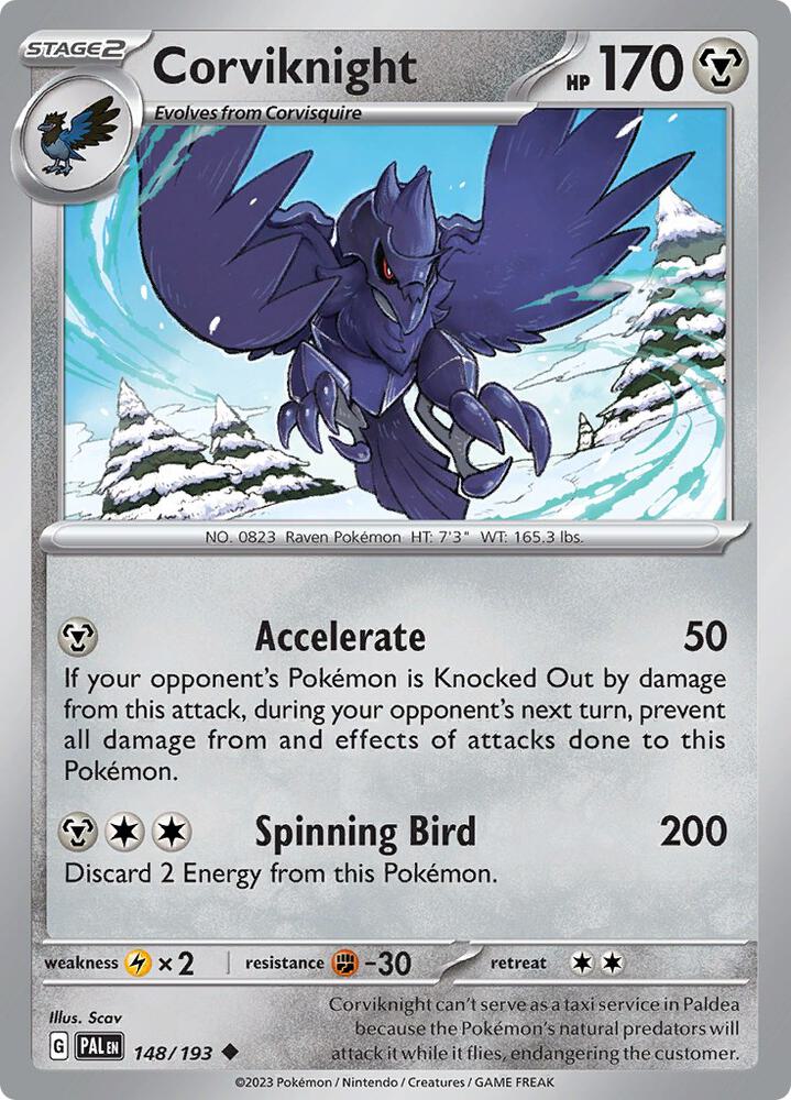 Corviknight 148/193 (SV02: Paldea Evolved)  | Good Games Adelaide SA