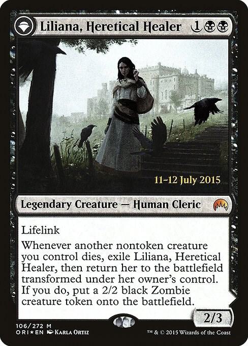 Liliana Heretical Healer 106 (Prerelease Cards)  - Foil | Good Games Adelaide SA