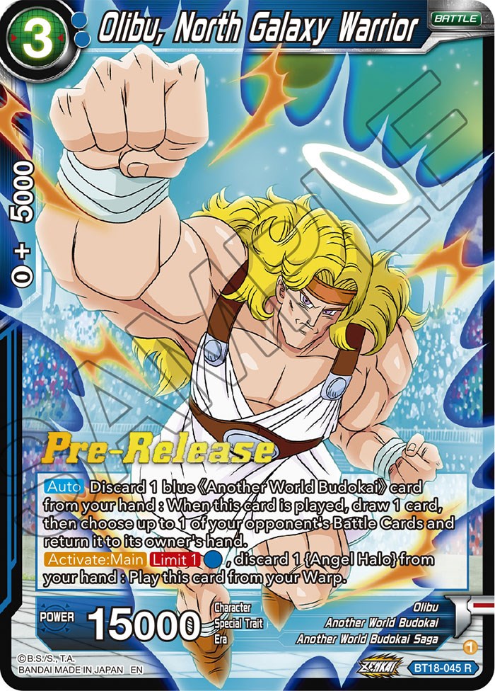 Olibu, North Galaxy Warrior (BT18-045) [Dawn of the Z-Legends Prerelease Promos] | Good Games Adelaide SA