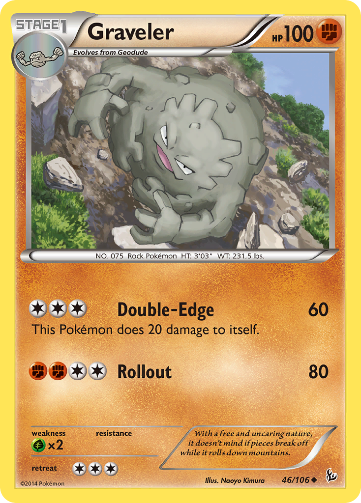 Graveler (46/106) [XY: Flashfire] | Good Games Adelaide SA