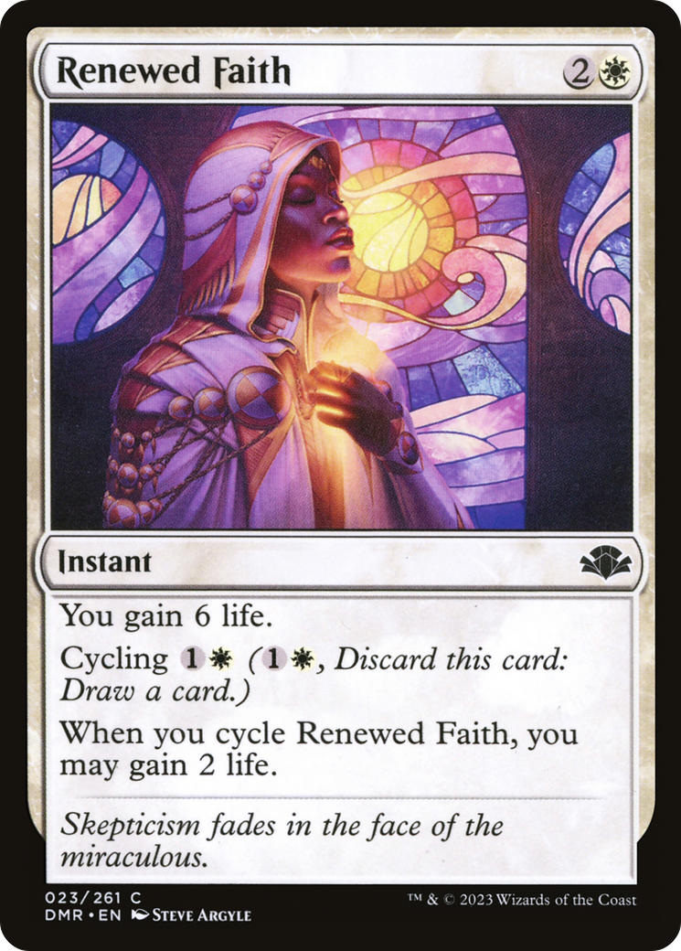 Renewed Faith [Dominaria Remastered] | Good Games Adelaide SA
