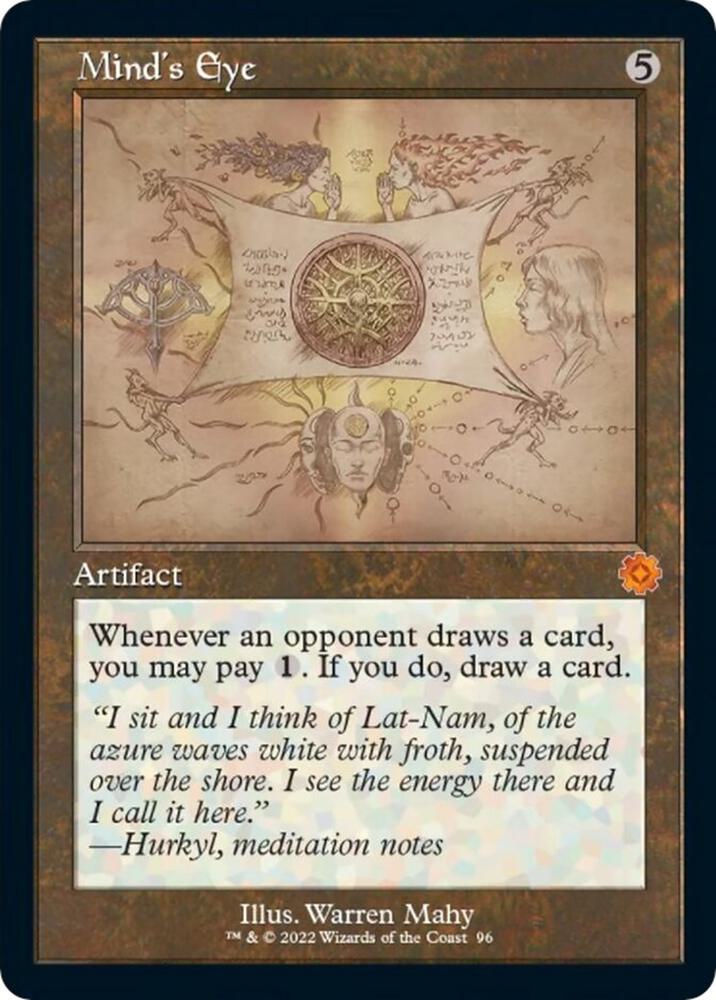 Minds Eye Schematic 96 (The Brothers' War: Retro Frame Artifacts)  - Foil | Good Games Adelaide SA