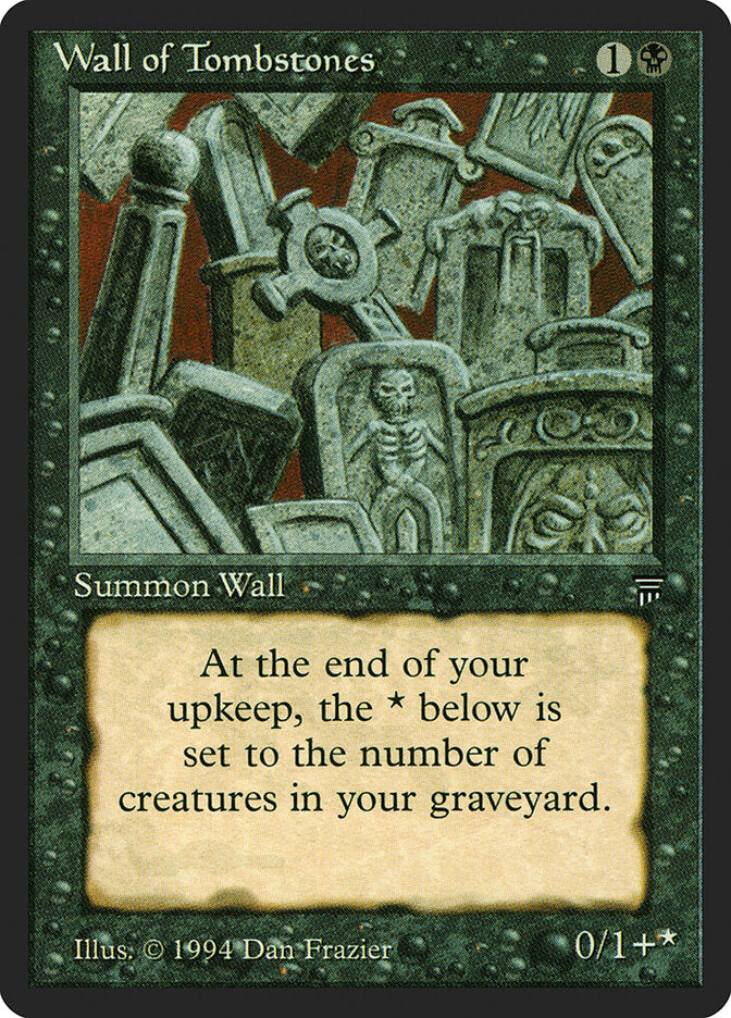Wall of Tombstones  (Legends)  | Good Games Adelaide SA