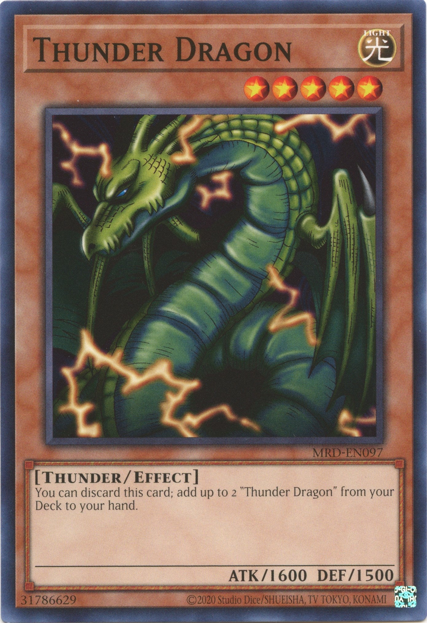 Thunder Dragon (25th Anniversary) [MRD-EN097] Common | Good Games Adelaide SA