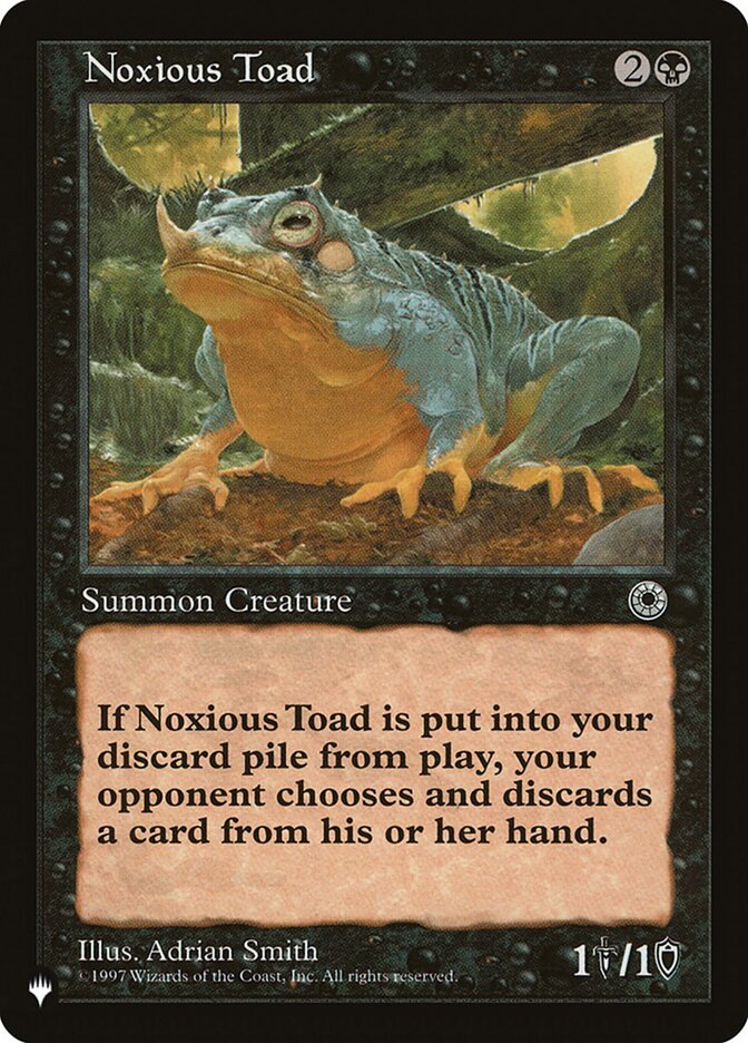 Noxious Toad [The List] | Good Games Adelaide SA