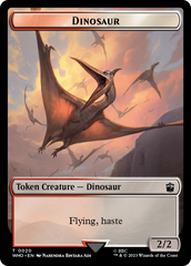 Alien Angel // Dinosaur Double-Sided Token [Doctor Who Tokens] | Good Games Adelaide SA