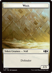 Insect (0023) // Wall Double-Sided Token [Tarkir: Dragonstorm Commander Tokens] | Good Games Adelaide SA