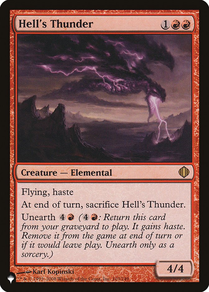 Hell's Thunder [The List] | Good Games Adelaide SA