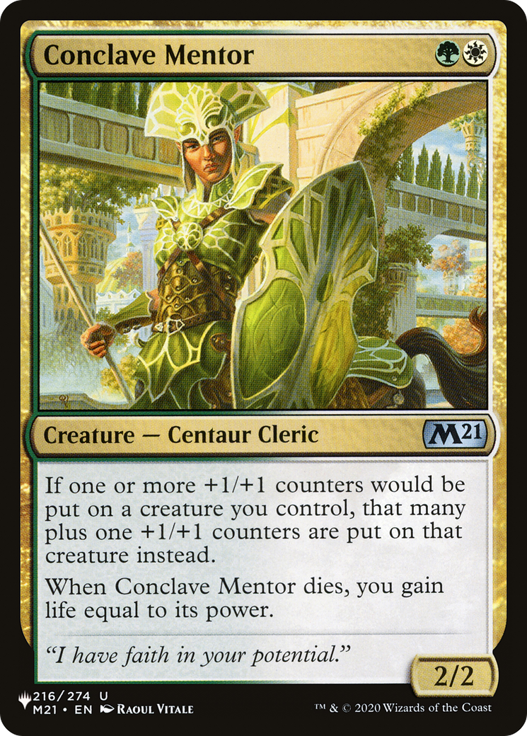 Conclave Mentor [The List Reprints] | Good Games Adelaide SA