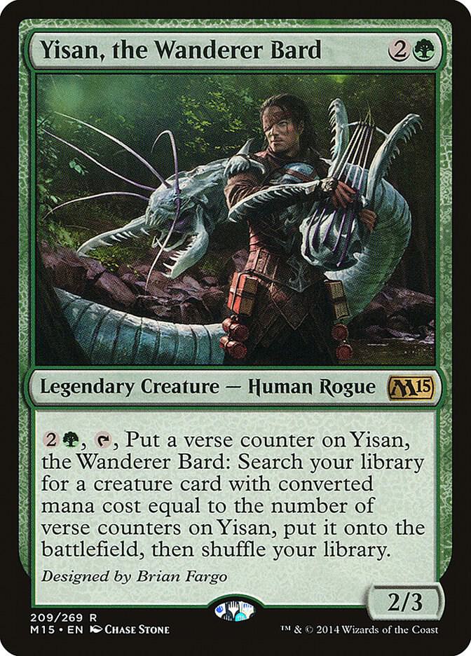Yisan, the Wanderer Bard 209 (Magic 2015 (M15))  | Good Games Adelaide SA