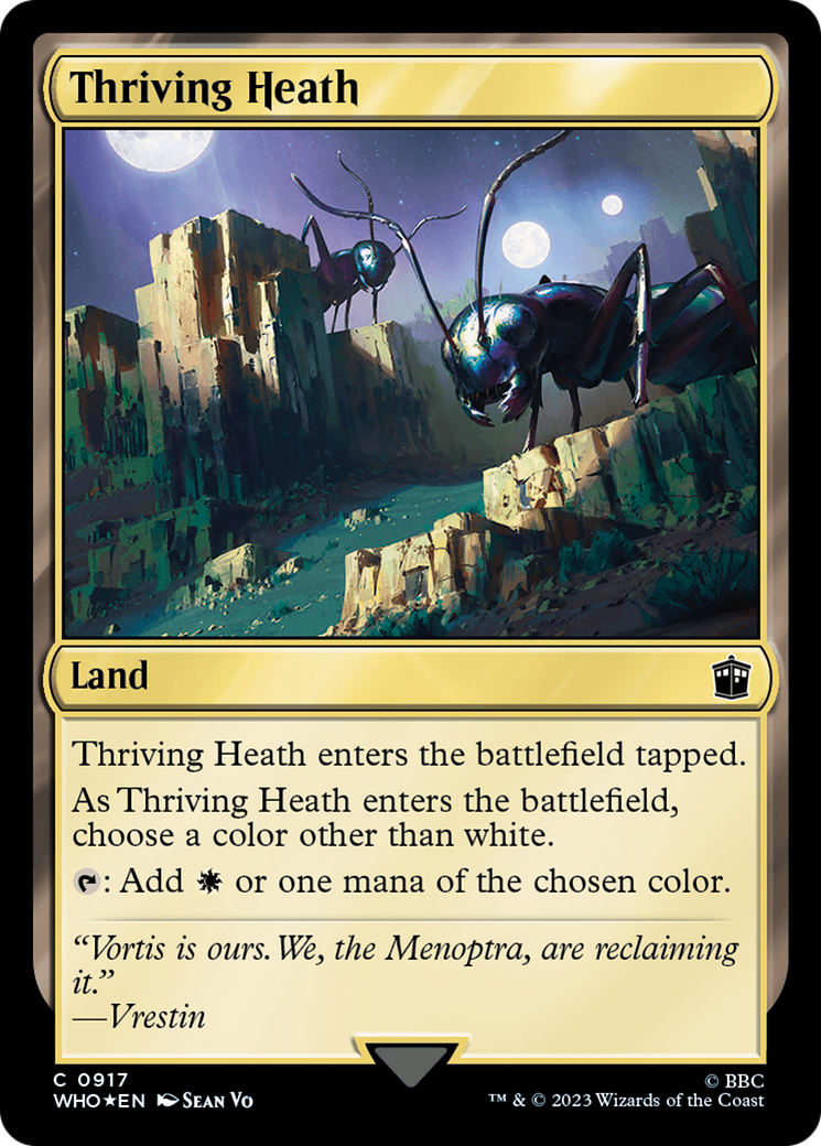 Thriving Heath (Surge Foil) [Doctor Who] | Good Games Adelaide SA