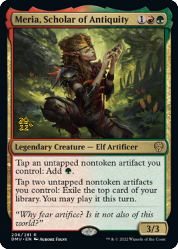 Meria, Scholar of Antiquity [Dominaria United Prerelease Promos] | Good Games Adelaide SA
