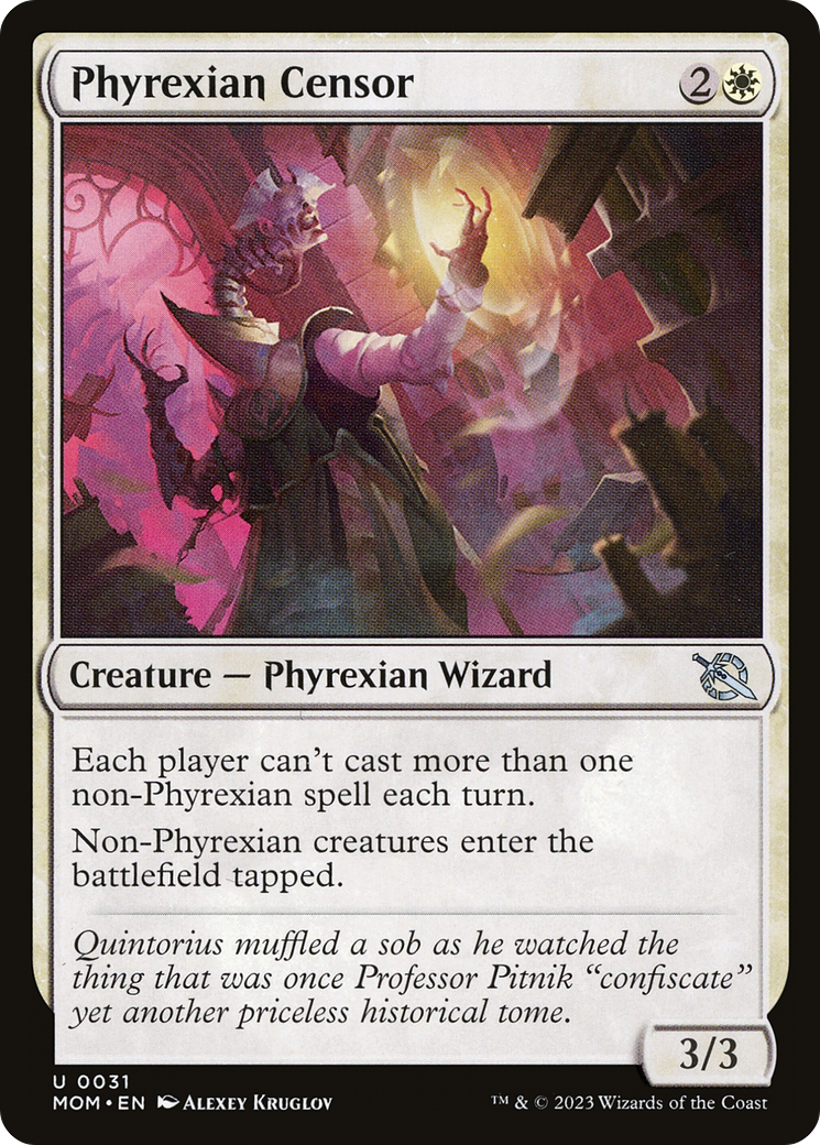 Phyrexian Censor [March of the Machine] | Good Games Adelaide SA