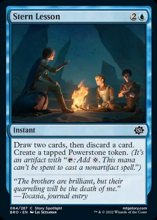 Stern Lesson [The Brothers' War] | Good Games Adelaide SA