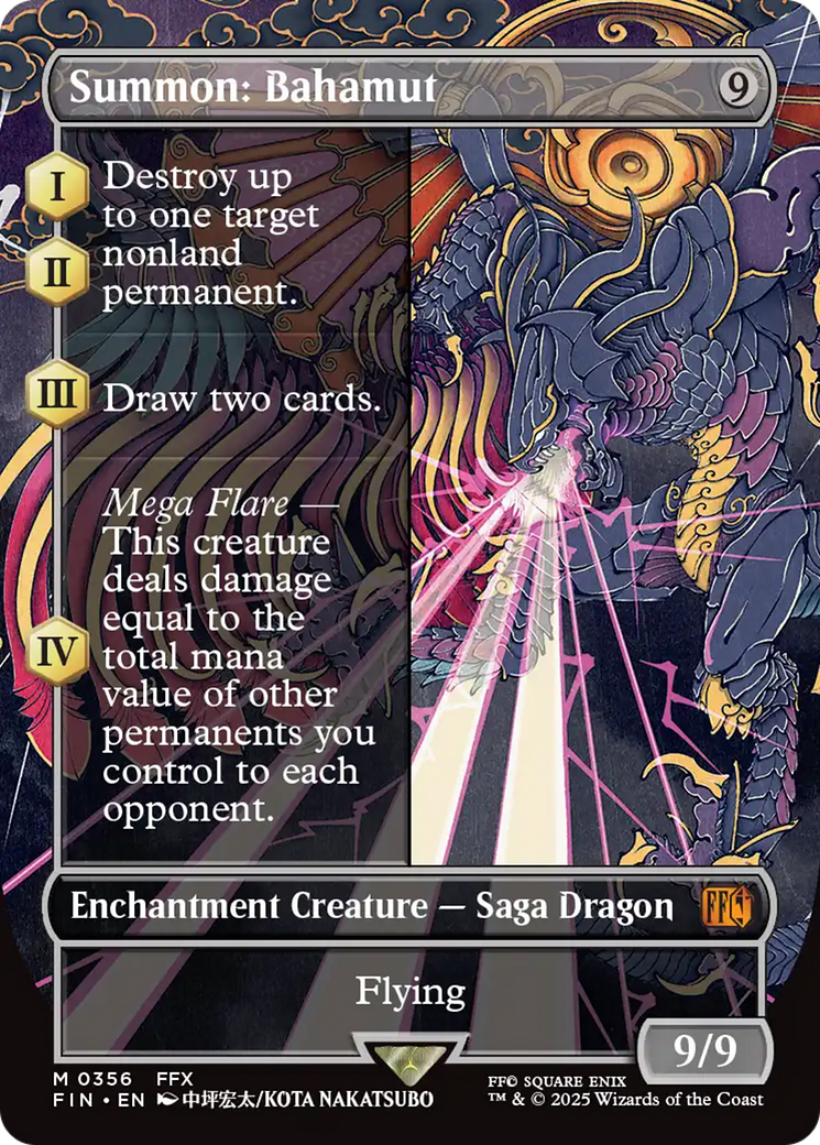 Summon: Bahamut (Borderless) [FINAL FANTASY] | Good Games Adelaide SA