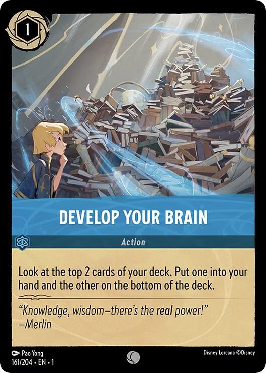 Develop Your Brain 161/204 (The First Chapter)  - Cold Foil | Good Games Adelaide SA