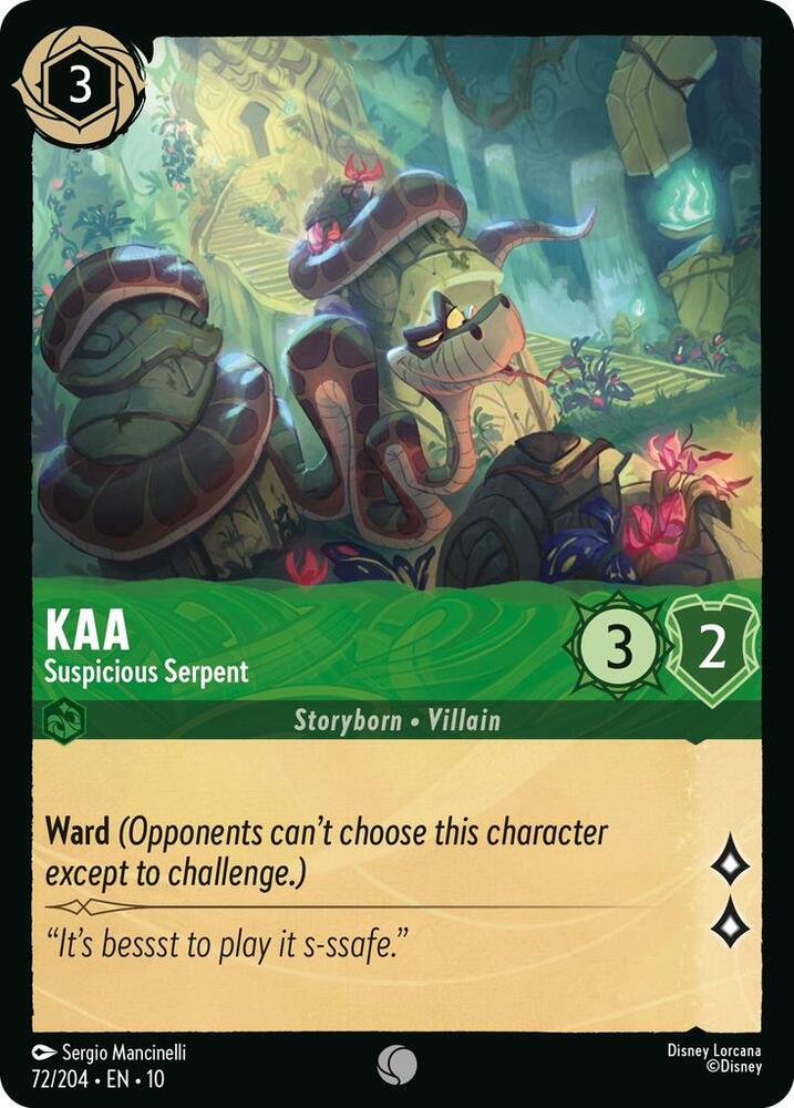 Kaa Suspicious Serpent 72/204 (Whispers in the Well)  | Good Games Adelaide SA