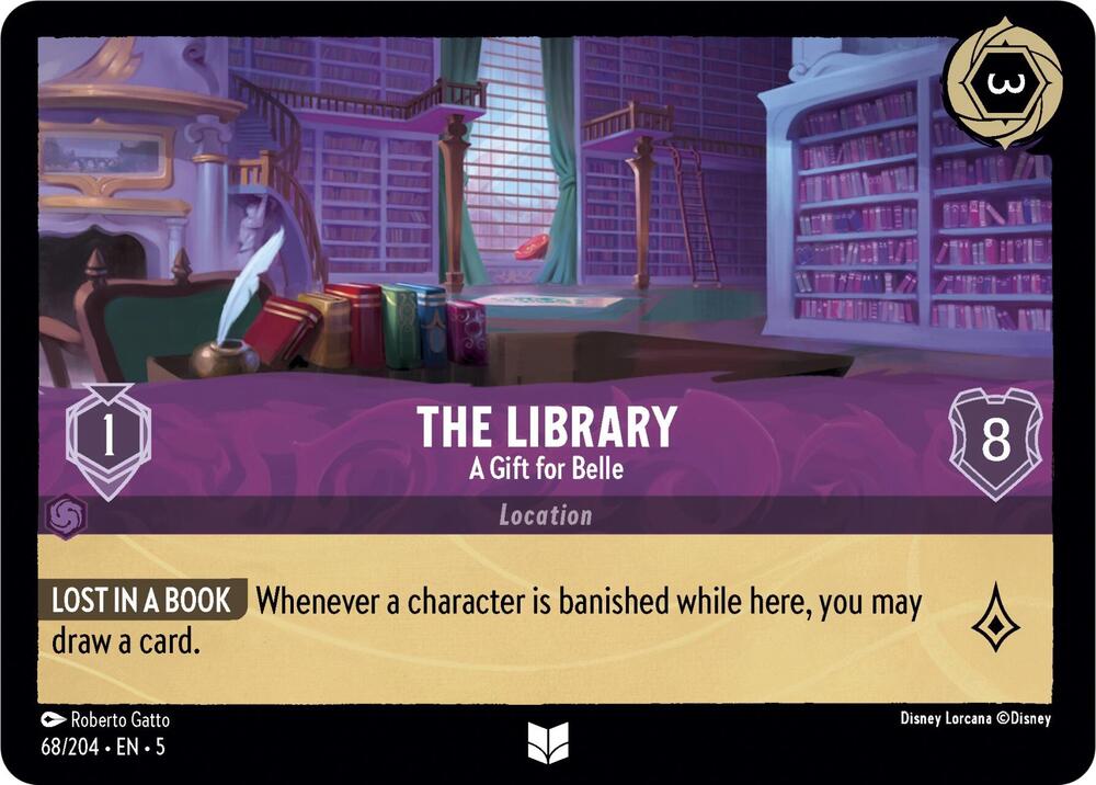 The Library A Gift for Belle 68/204 (Shimmering Skies)  - Cold Foil | Good Games Adelaide SA