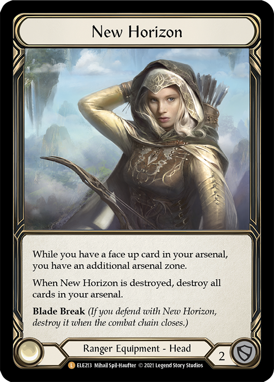 New Horizon [ELE213] (Tales of Aria)  1st Edition Cold Foil | Good Games Adelaide SA