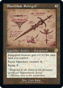Blackblade Reforged Schematic 69 (The Brothers' War: Retro Frame Artifacts)  - Foil | Good Games Adelaide SA