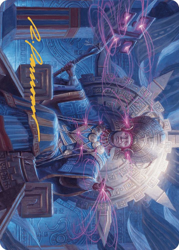 Akal Pakal First Among Equals Art Card 8 81 Gold Stamped Signature 8 (Art Series: The Lost Caverns of Ixalan)  | Good Games Adelaide SA