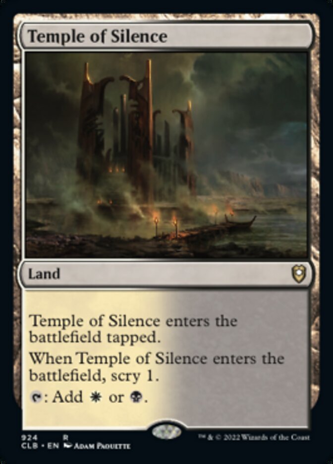 Temple of Silence [Commander Legends: Battle for Baldur's Gate] | Good Games Adelaide SA