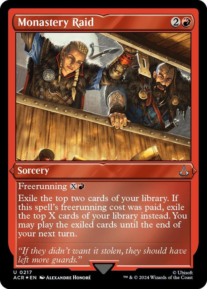 Monastery Raid 217 (Universes Beyond: Assassin's Creed)  - Foil | Good Games Adelaide SA