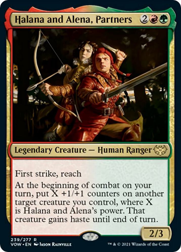 Halana and Alena Partners 239 (Innistrad: Crimson Vow)  - Foil | Good Games Adelaide SA