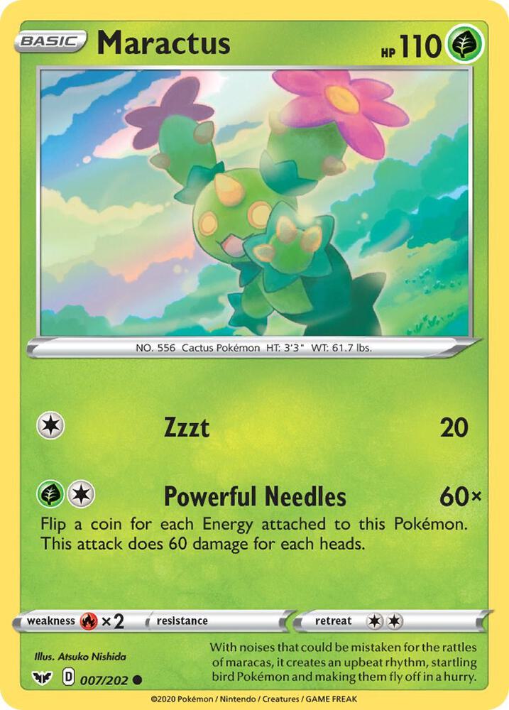 Maractus 007/202 (SWSH01: Sword & Shield Base Set)  | Good Games Adelaide SA