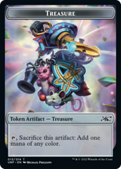 Clown Robot (002) // Treasure (013) Double-sided Token [Unfinity Tokens] | Good Games Adelaide SA