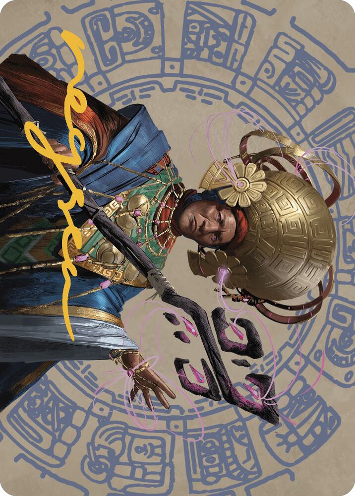Akal Pakal First Among Equals Art Card 46 81 Gold Stamped Signature 46 (Art Series: The Lost Caverns of Ixalan)  | Good Games Adelaide SA