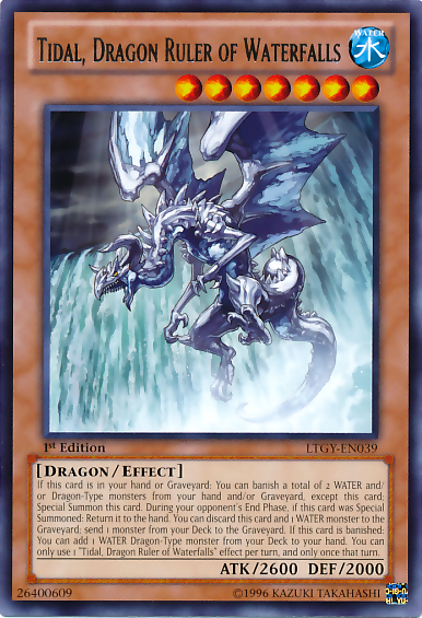 Tidal, Dragon Ruler of Waterfalls [LTGY-EN039] Rare | Good Games Adelaide SA