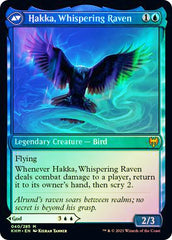 Alrund, God of the Cosmos // Hakka, Whispering Raven  [Kaldheim Prerelease Promos] | Good Games Adelaide SA
