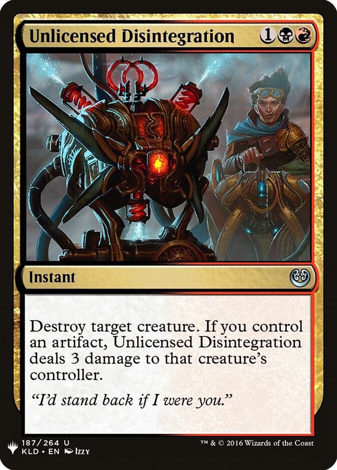 Unlicensed Disintegration 187 (The List Reprints)  | Good Games Adelaide SA