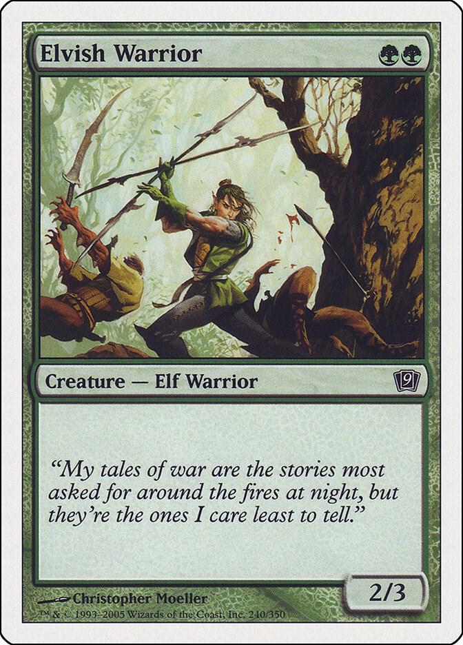 Elvish Warrior 240 (9th Edition)  | Good Games Adelaide SA
