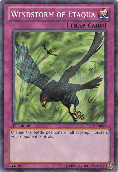 Windstorm of Etaqua [BP01-EN089] Starfoil Rare | Good Games Adelaide SA