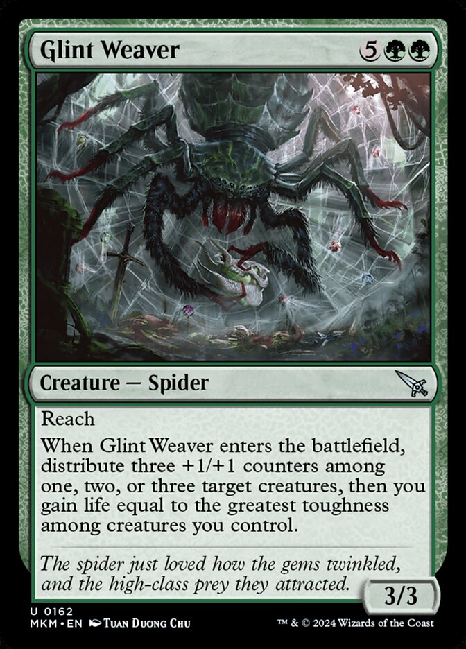 Glint Weaver 162 (Murders at Karlov Manor)  - Foil | Good Games Adelaide SA