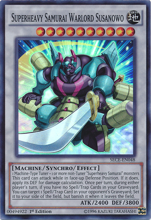 Superheavy Samurai Warlord Susanowo [SECE-EN048] Super Rare | Good Games Adelaide SA